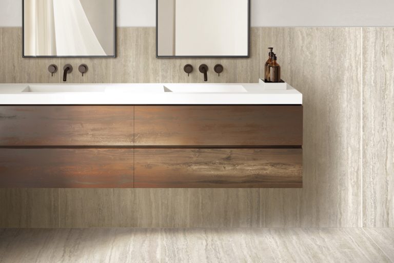 Trevi marble effect porcelain tiles elegance and design